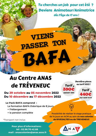 OFFRE BAFA AU CENTRE DE TREVENEUC