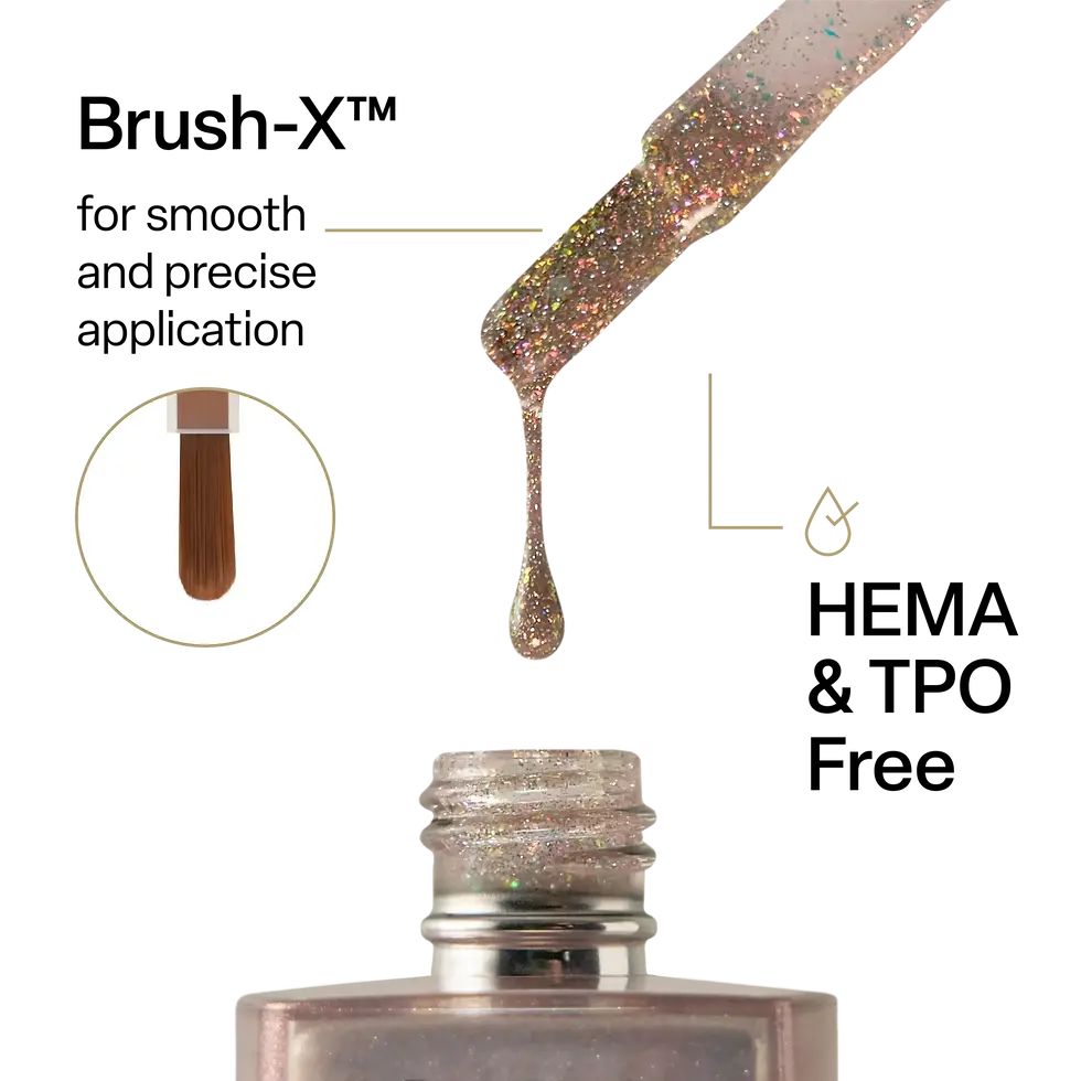Miniatura: Aprés Astral Flash Glitter —  Santo My Palo (HEMA-Free & TPO-Free) 10ml