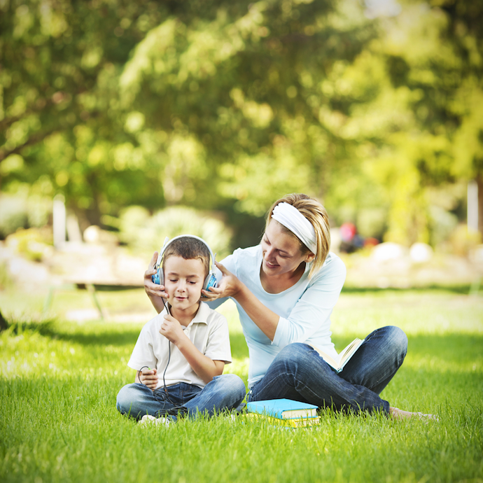 child learning to focus