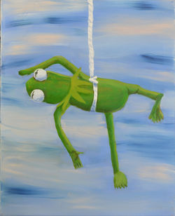 Kermie Impossible (oil)