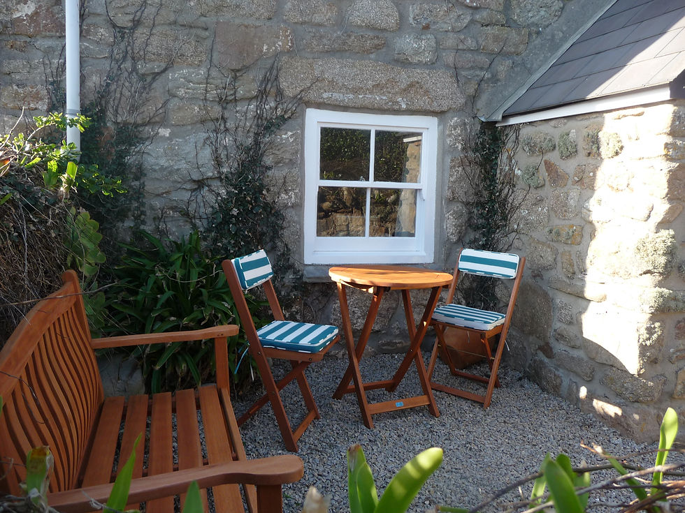 Private sitting area at Glenhope