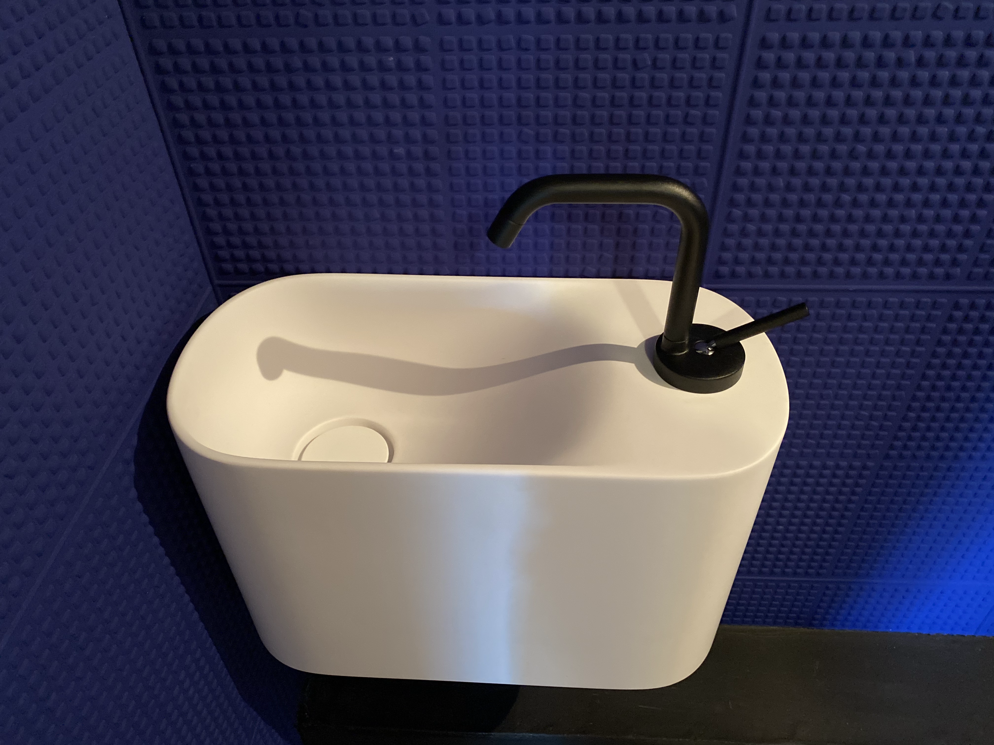 Pose d'un lave-mains