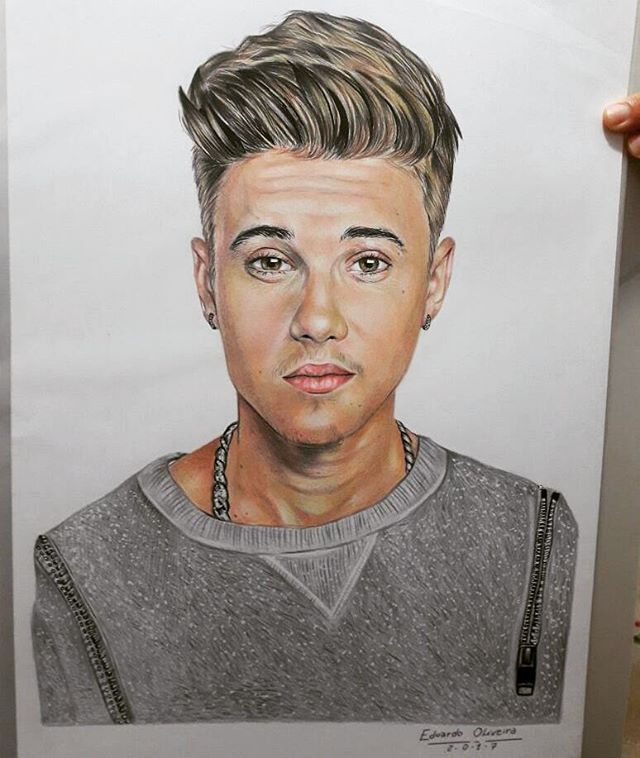 ☑ Justin Bieber ✍ ( _justinbieber )__#justinbieber #purposetour #purpose #jb #drawing #fabercastell