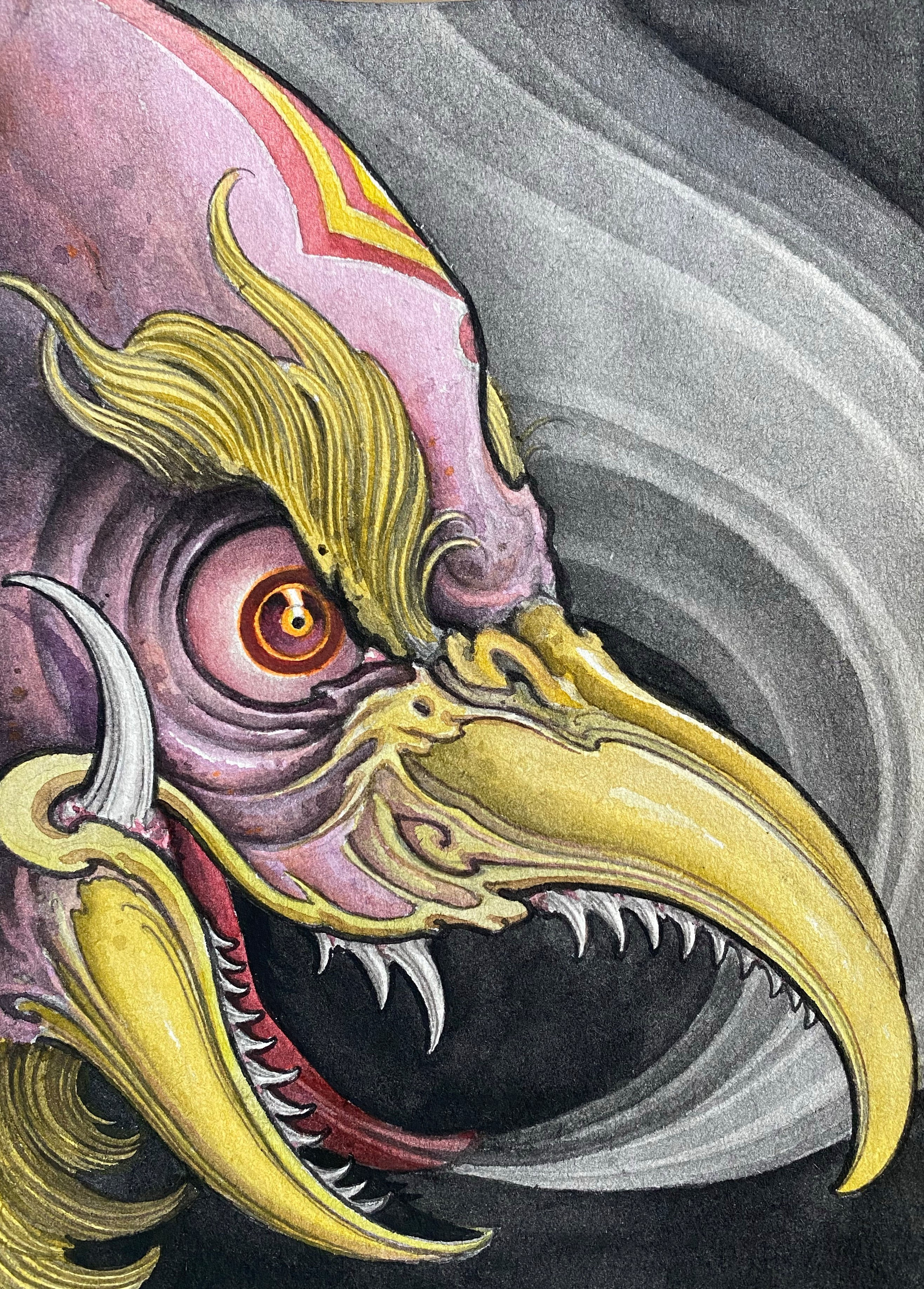 Garuda - Watercolour