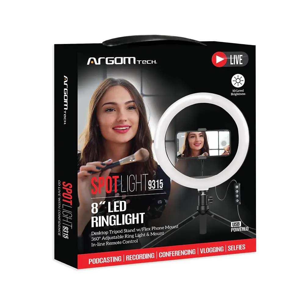 Thumbnail: ARGOM Selfie Ring Light Spotlight