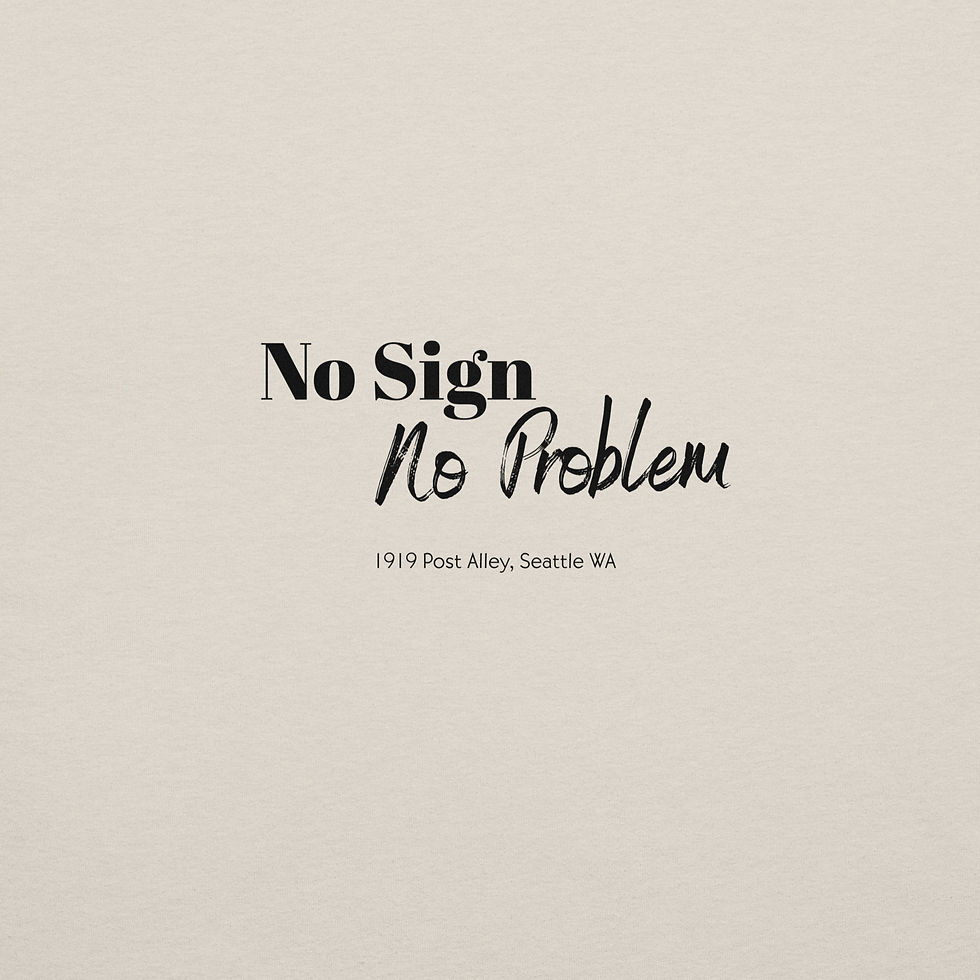 Thumbnail: No sign - No problem