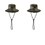 Thumbnail: Camo Embroidered Bucket Hat Upside Down Logo