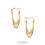 Thumbnail: Polished Yellow Gold Hoops Earrings