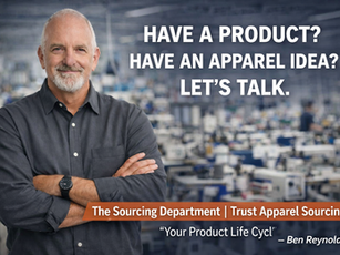 HAVE A PRODUCT? HAVE AN APPAREL IDEA? LET'S TALK.