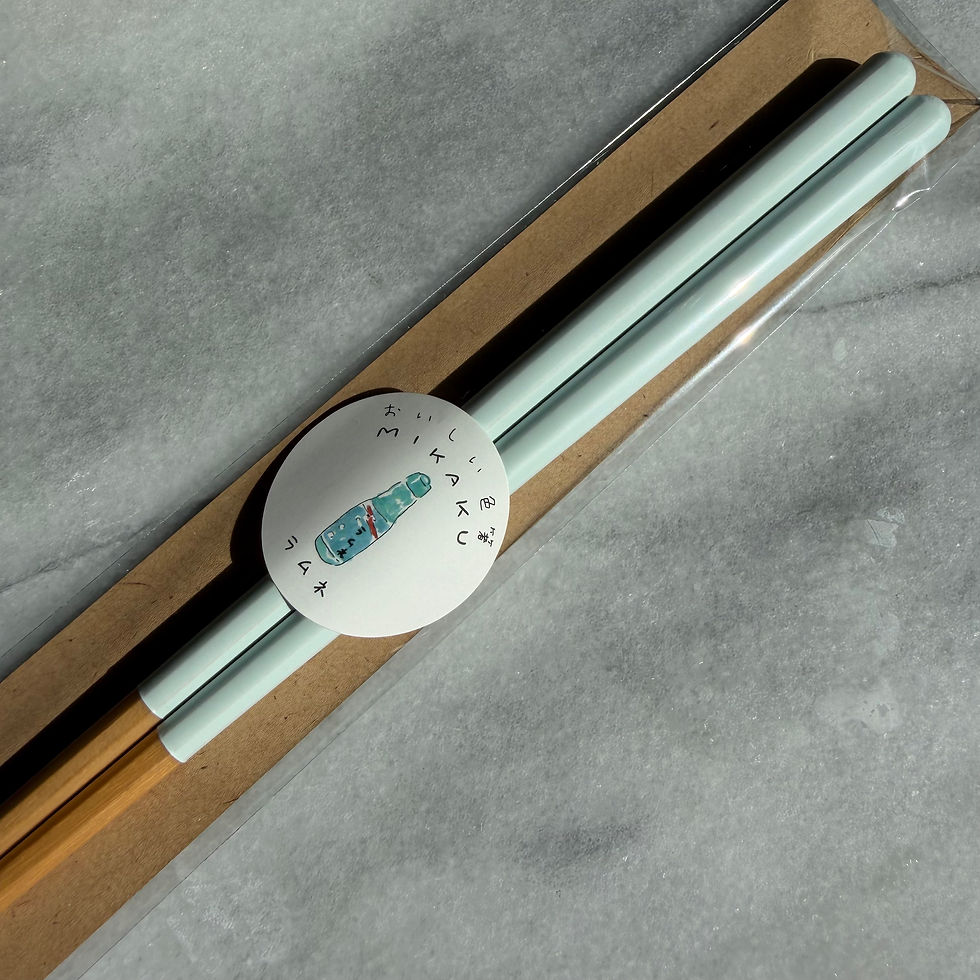 Thumbnail: Ramune Blue Chopsticks