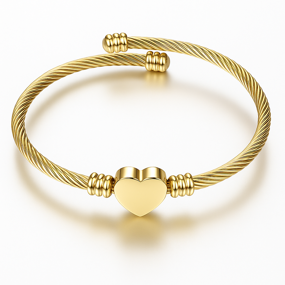 Dangled Sincerely Love Bracelet in 18K Gold