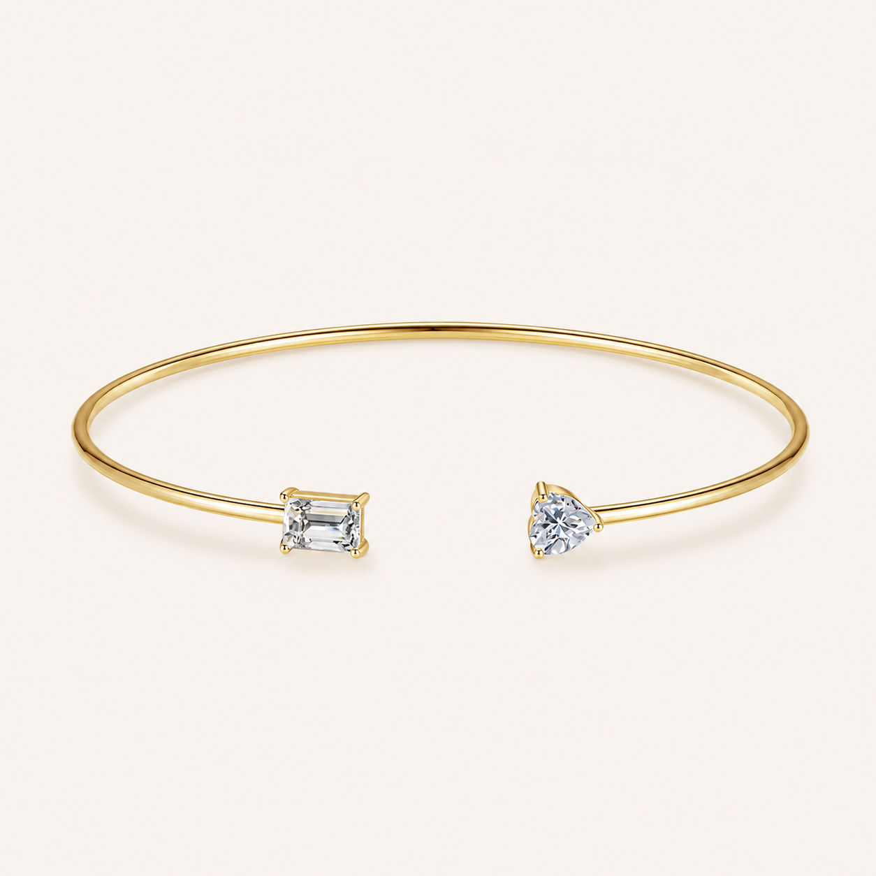 Dangled Crystal Cuff Bracelet