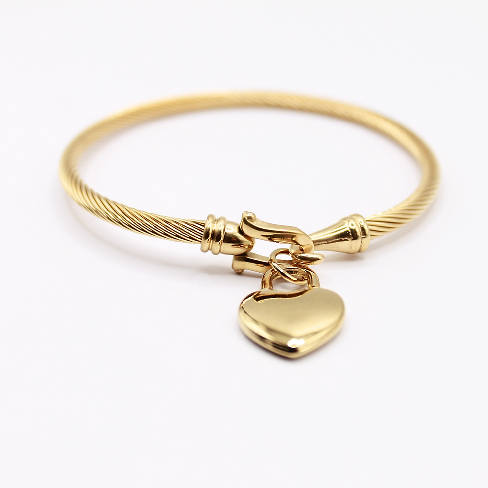 Thumbnail: Dangled Forever Love Engravable Bracelet