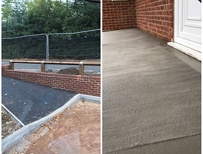 Brickwork and concrete