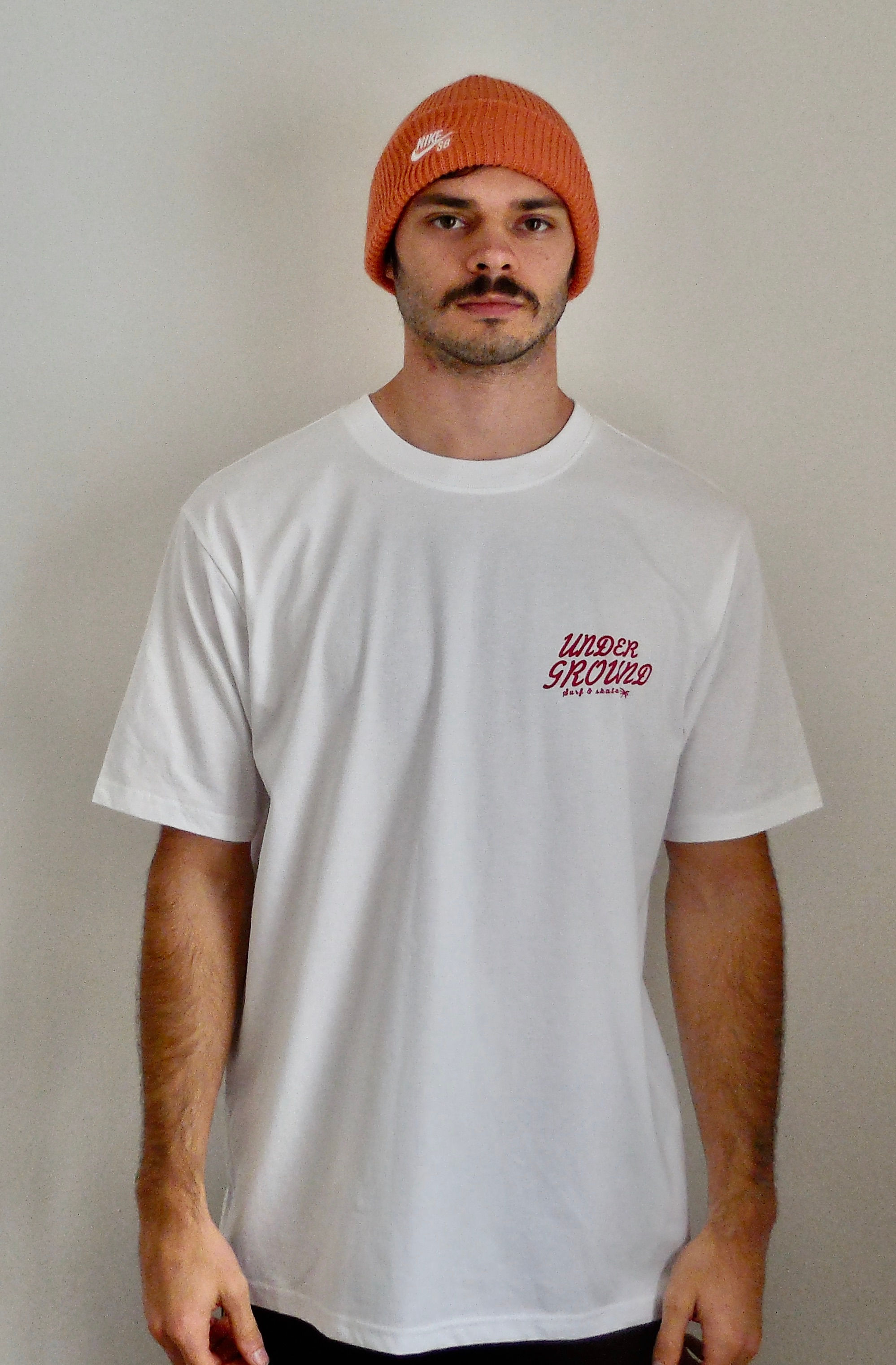 Base, oversize tee in white