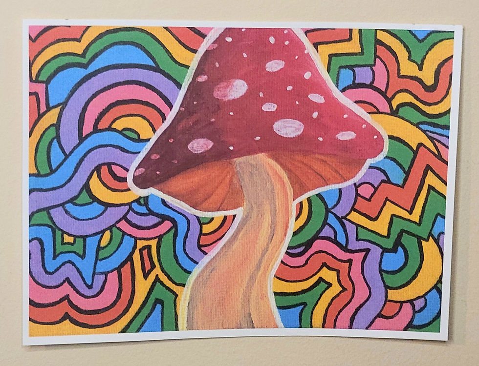 Thumbnail: mushroom print