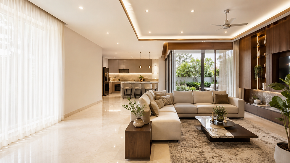 Modern home interior design by White Sketch Interiors in Bangalore