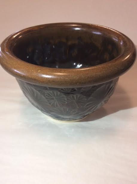 Brown Dandelion Bowl