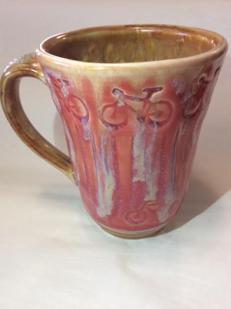Coral Bike Mug
