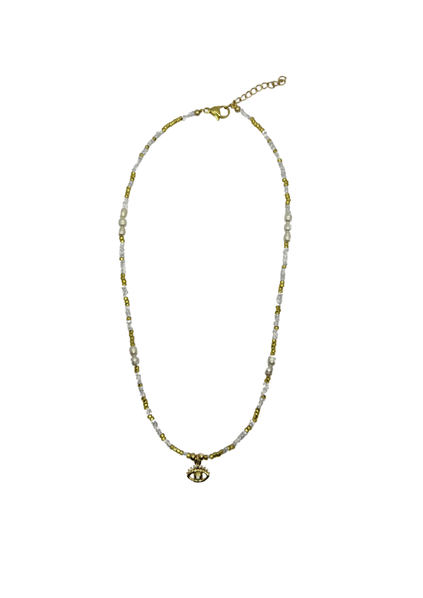 Evil eye sparkle necklace