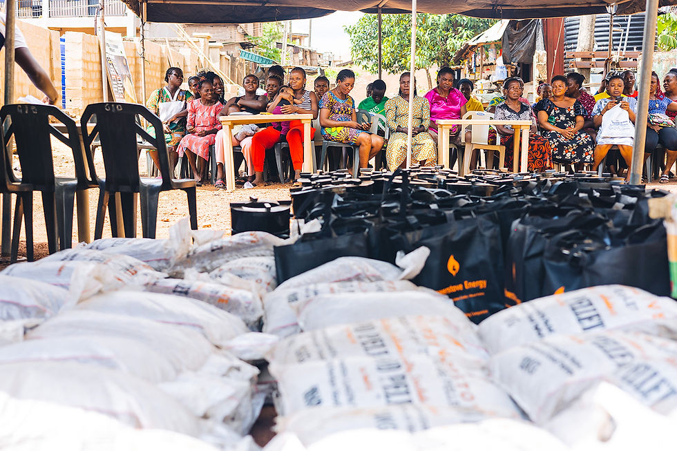 AfroClimate donation event in Africa