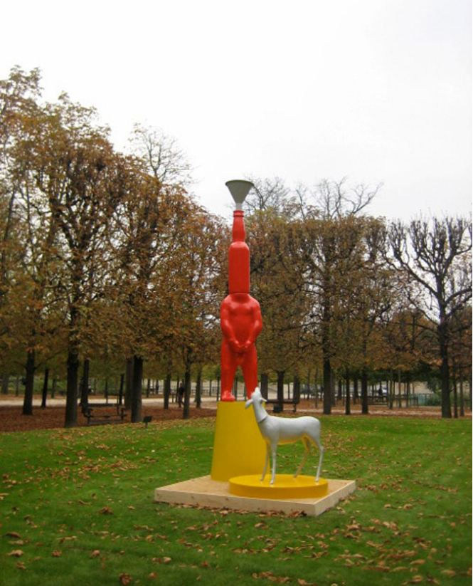 Richard Jackson - Bear with bottle head and a deer