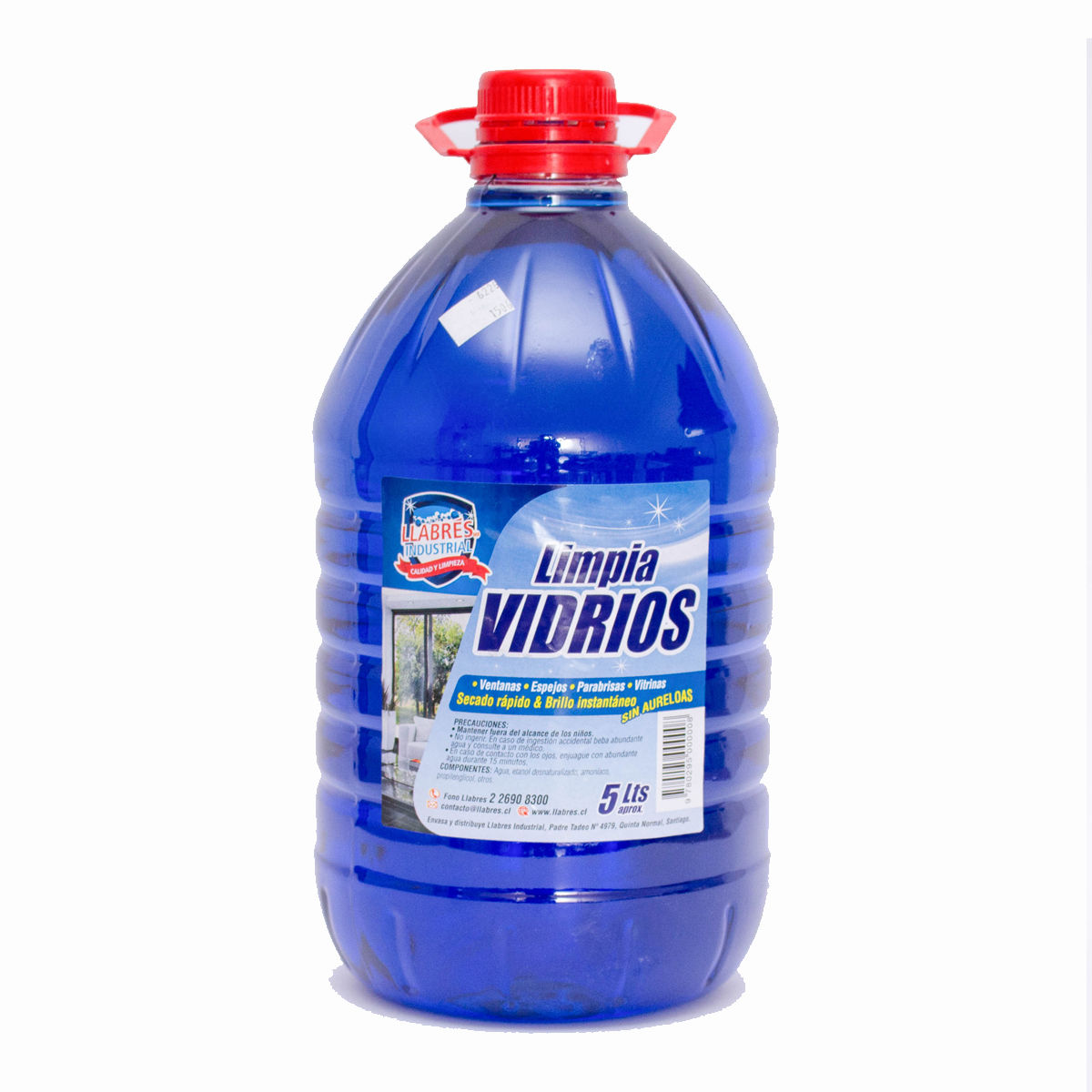 Limpiador de Vidrios, 5 Litros