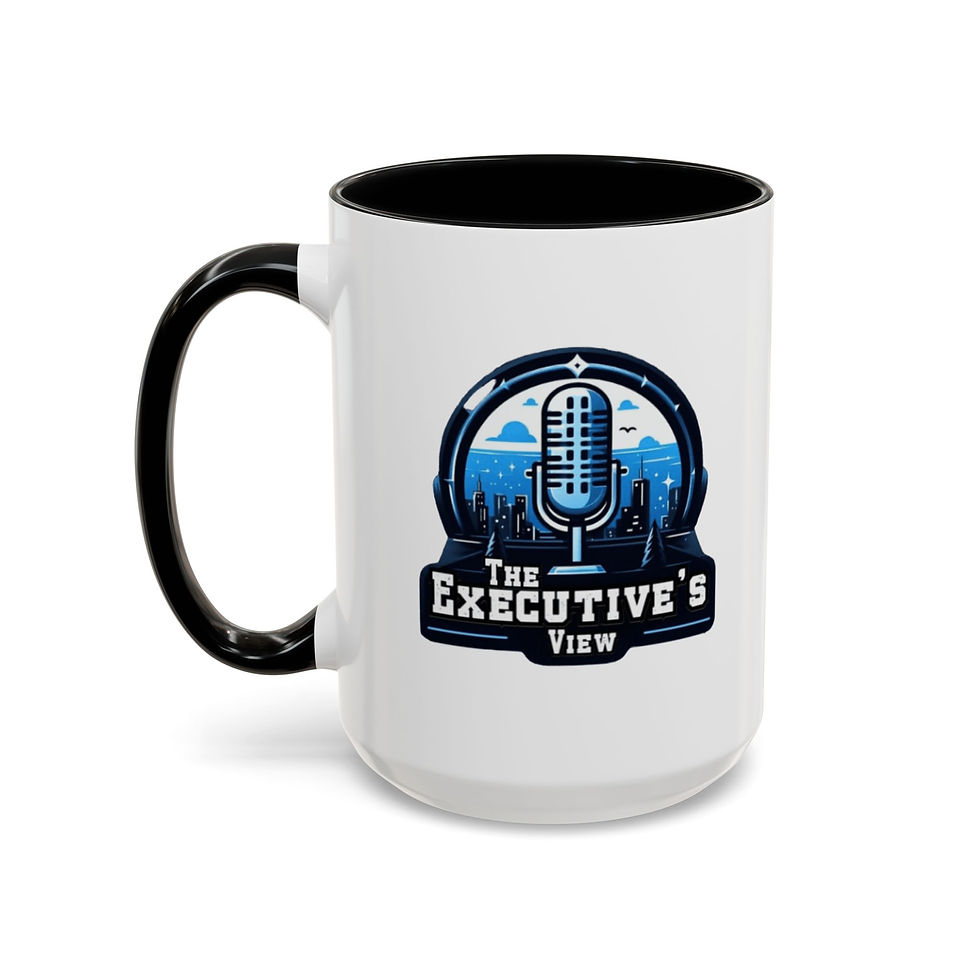 Thumbnail: The Executive's View Logo Accent Coffee Mug (11/15oz)
