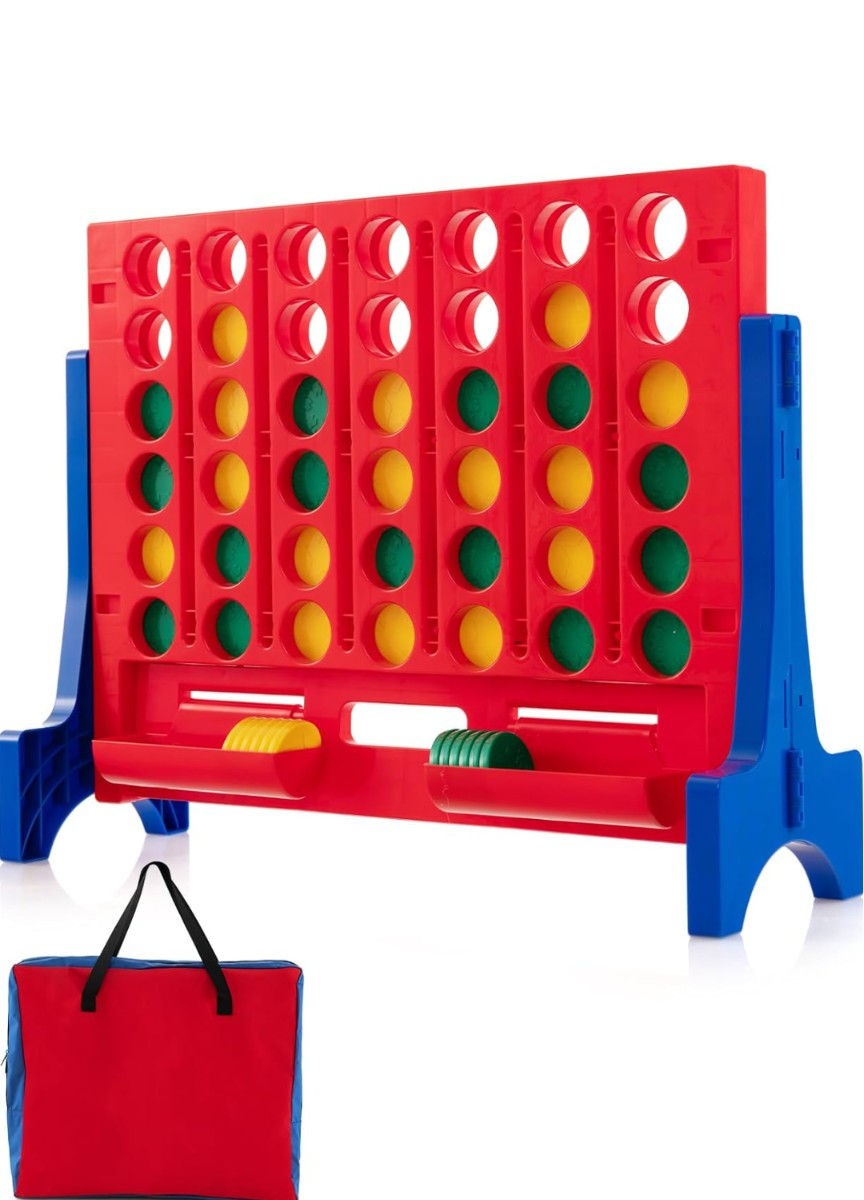GIANT CONNECT 4 - 42 RINGS, 6 PIECE EASY SETUP!  $50/DAY RENTAL