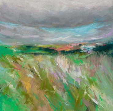 Abstract Landscape Art by Erica Ankers.