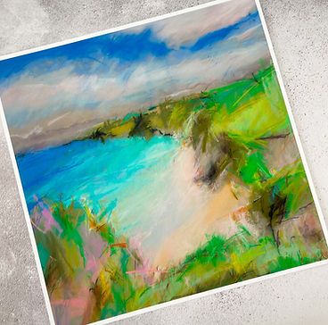 Abstract Landscape Art by Erica Ankers.