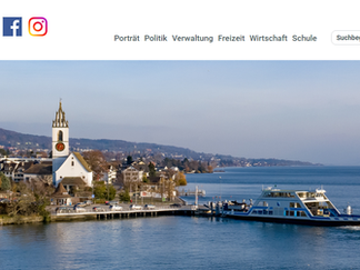 New images for the website of the municipality of Meilen