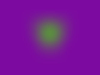Bright green triangle on a bold purple background