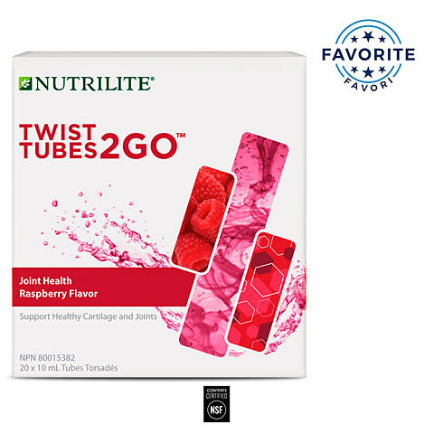Nutrilite™ Twist Tubes 2GO Joint Health – Raspberry | Hope Wellness