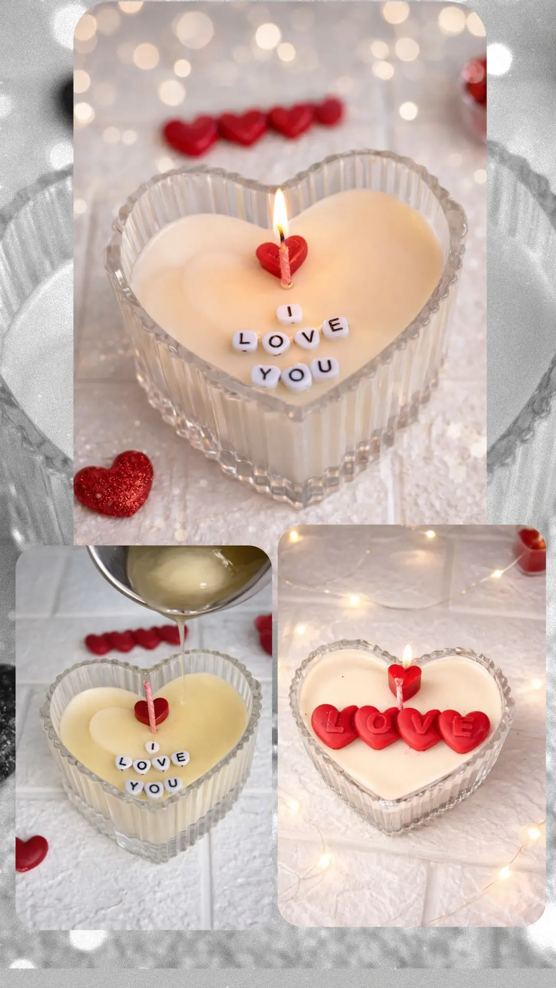 Secret message candle 