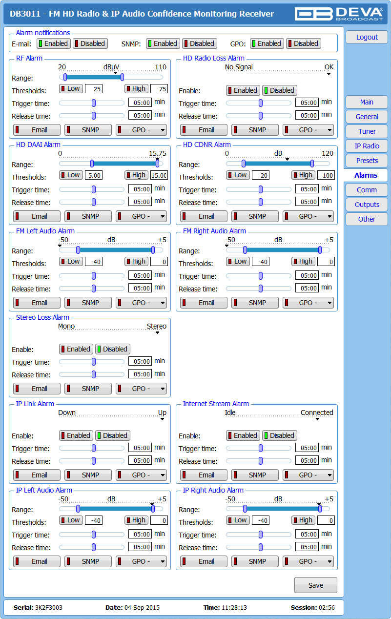 Thumbnail: DEVA Broadcast DB3011 HD and IP Audio Monitor