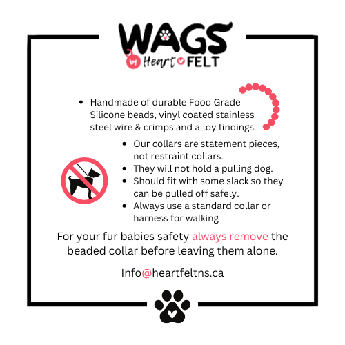 Thumbnail: X-Small - Name Beaded Pet Collar