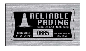 3" x 1.5" Rectangle w/Indent - Brushed Chrome