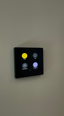 Niko home control touch switch voor domotica bediening