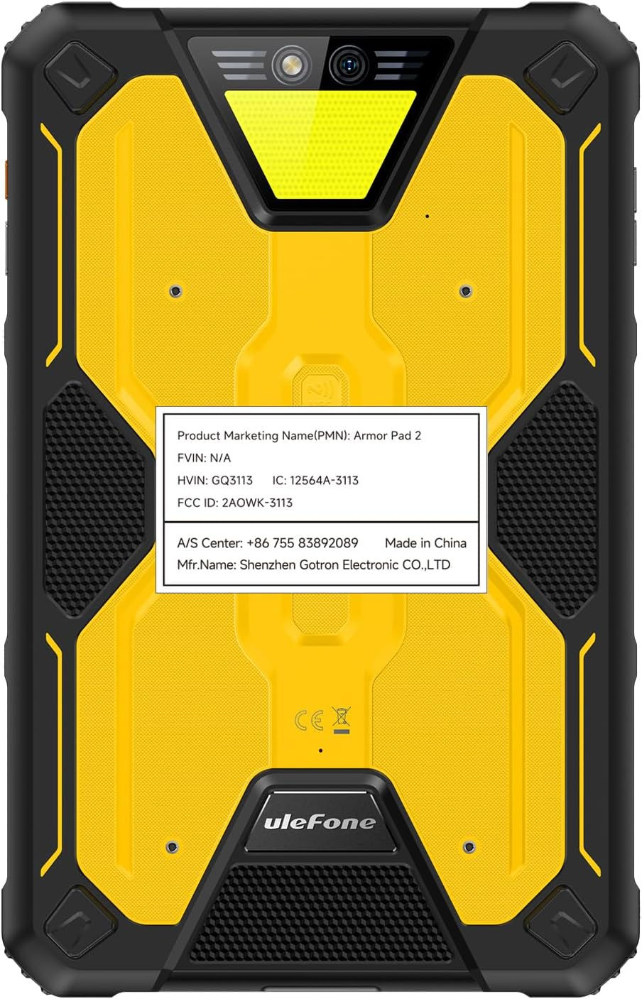 Thumbnail: Ulefone Armor Pad 2: Tablet Robusto 11" 2K, 18600mAh, 16GB RAM, Android 13