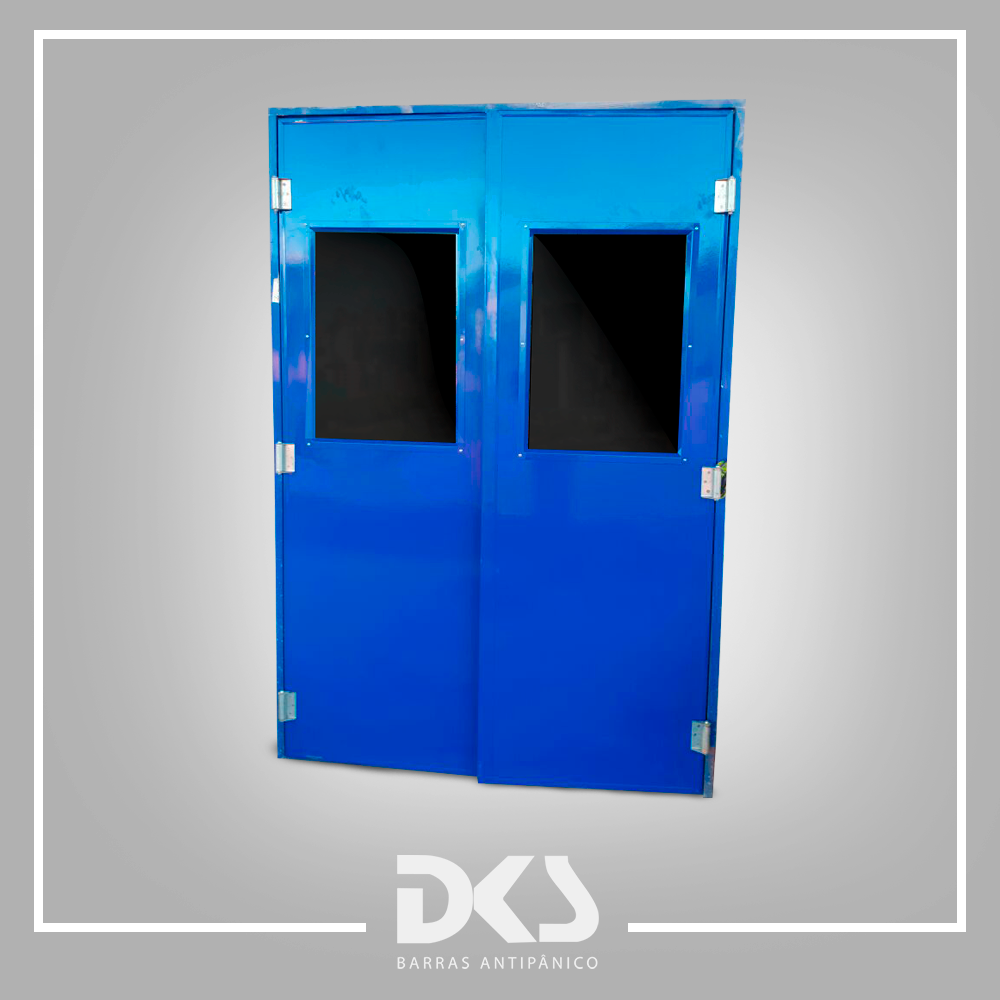 Porta de Chapa de Aço Galvanizado