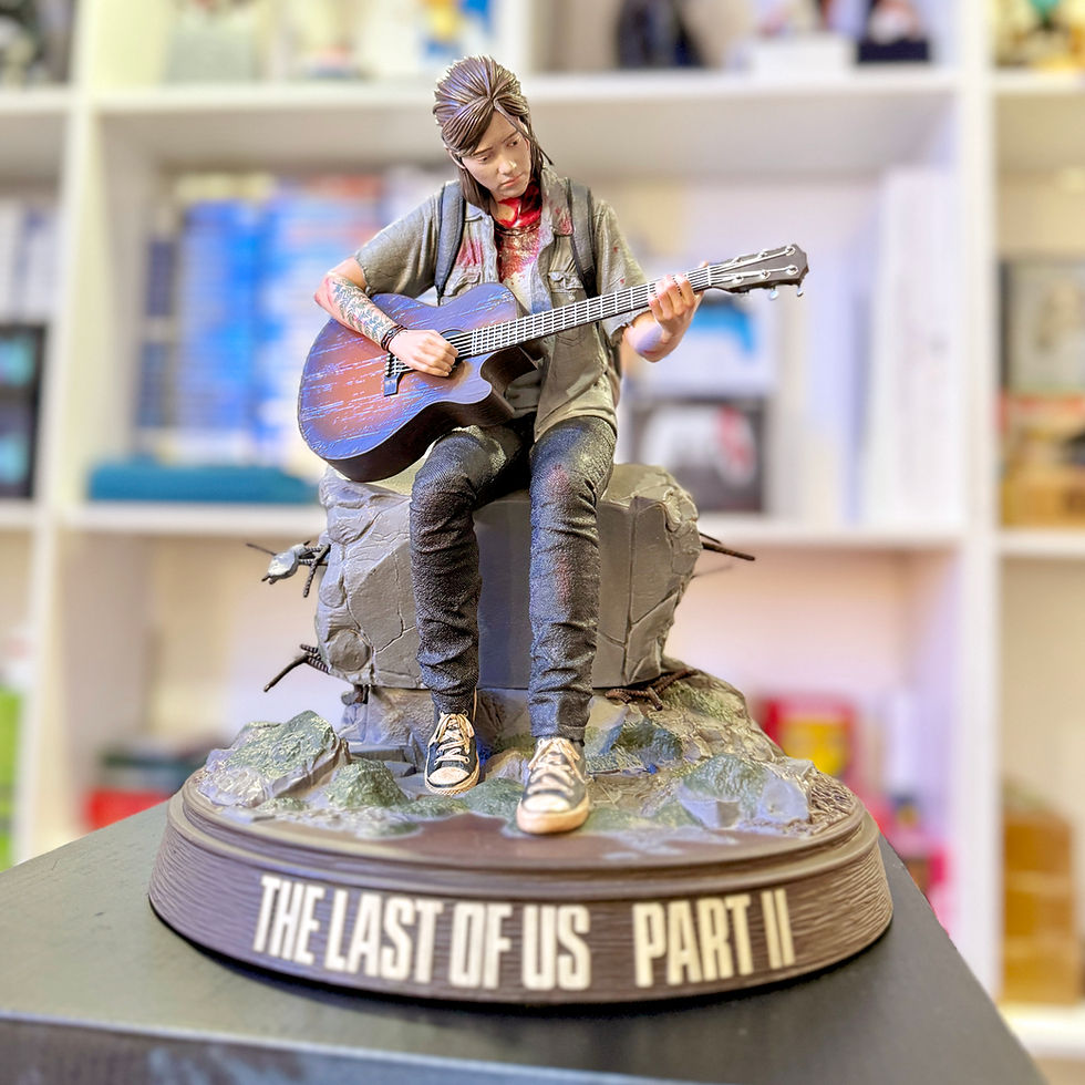 Miniatura: Figura Colecionista The Last of Us Parte II Ellie con guitarra.