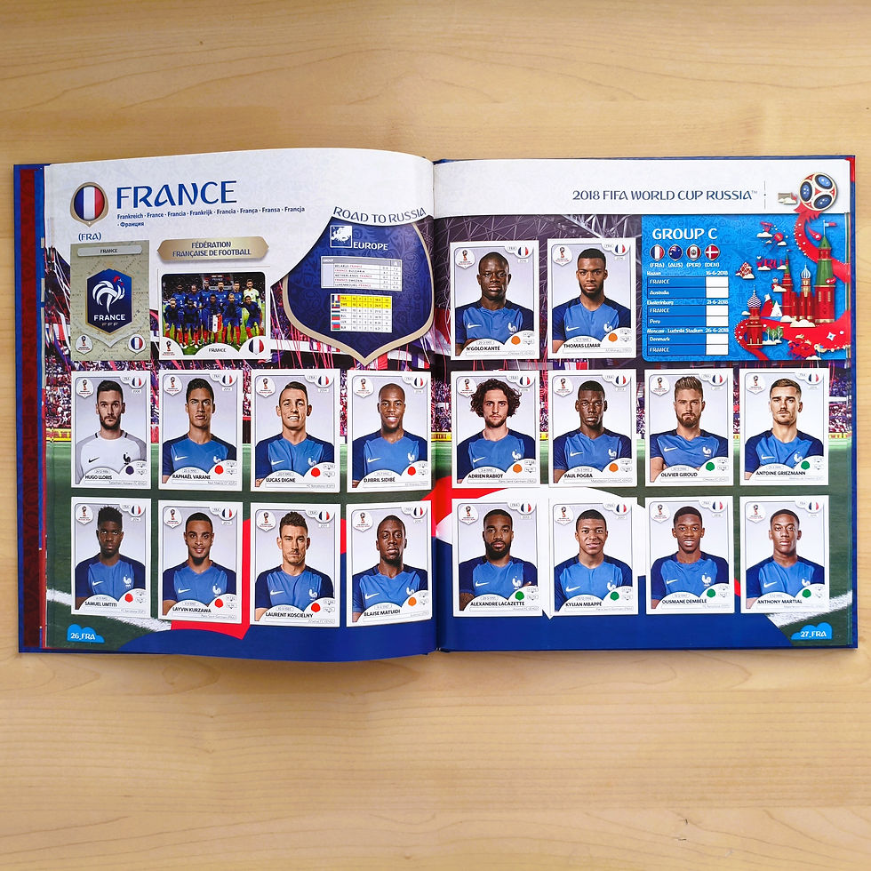Miniatura: Álbum de Estampas Oficial: FIFA World Cup Russia 2018 (Versión de Pasta Gruesa)