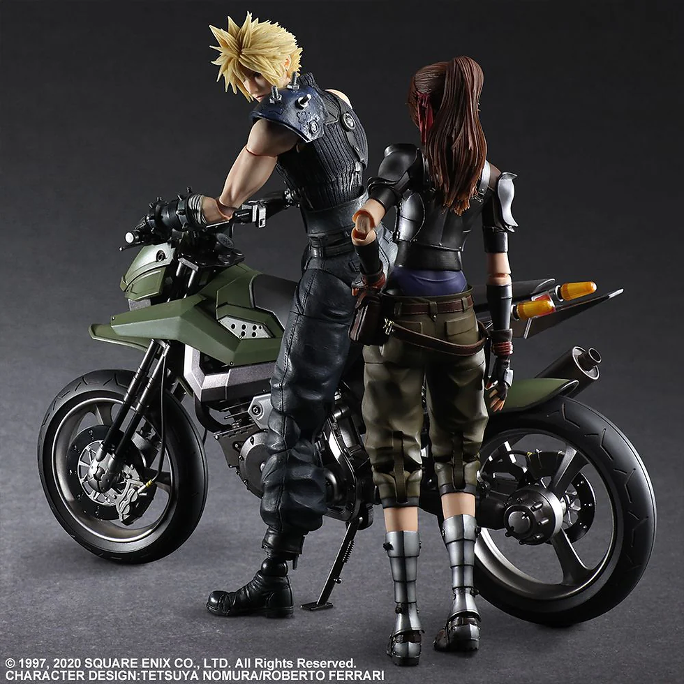 Miniatura: Cloud Strife, Jessie y Motorcycle