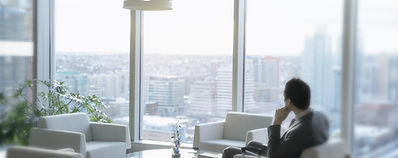 Bussinessman dans Office moderne
