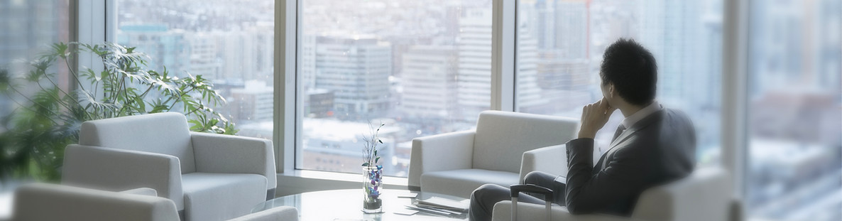 Bussinessman in Modern Office