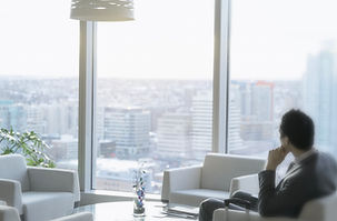 Bussinessman in Modern Office