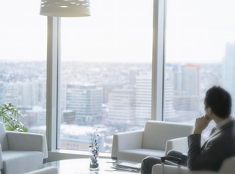 Bussinessman in Modern Office