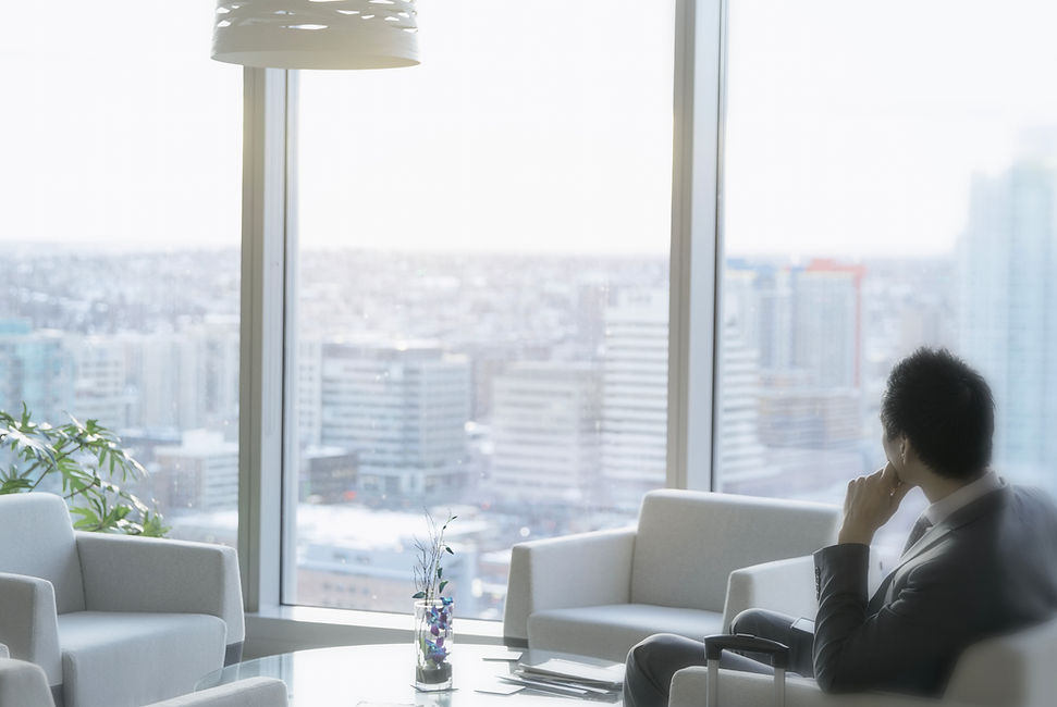 Bussinessman in Modern Office