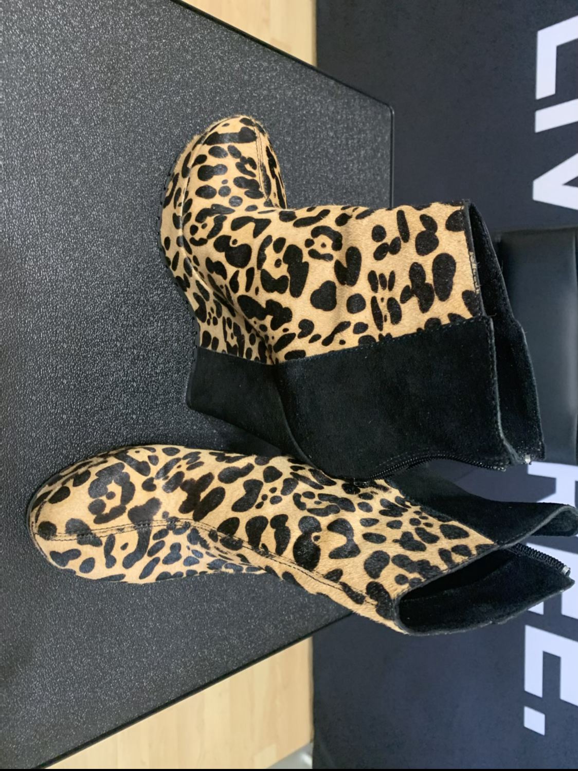 Kelsi Dagger animal print boot